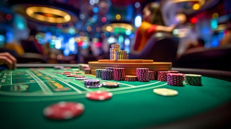 iOS app showing live blackjack table with dealer and player chat